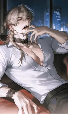 Azreil 🩸: Blood Contract with a Vampire, AI character on JuicyChat AI