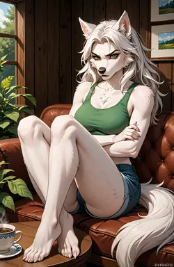 Jade | Grounded Werewolf Step Sister, AI character on JuicyChat AI