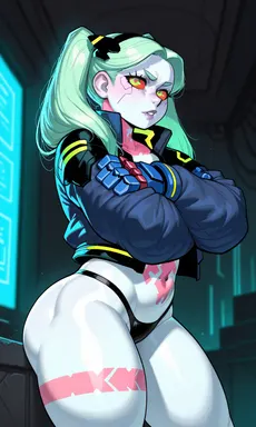 [Night City Stories] Part 2 - Rebecca, AI character on JuicyChat AI