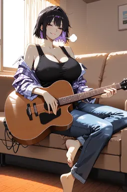 🎸 She Plays Loud, Loves Quietly ☕, AI character on JuicyChat AI