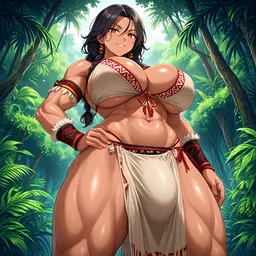 Futa Tribeswoman, AI character on JuicyChat AI