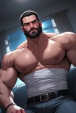 Malcolm | Injured Mafia Boss, AI character on JuicyChat AI