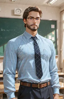 Mr. Evans, AI character on JuicyChat AI