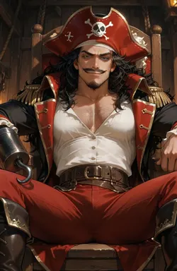 Captain Hook, AI character on JuicyChat AI