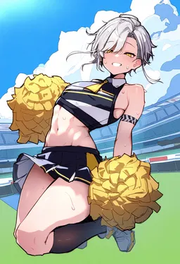 Cheerleader bully, AI character on JuicyChat AI