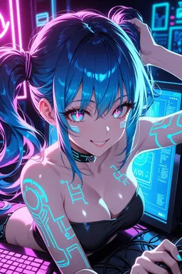 Byte, AI character on fuckd.ai
