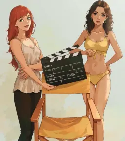 Emma and Faye, AI character on Erogen