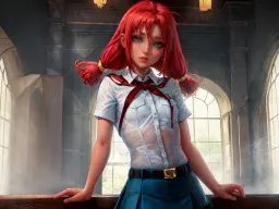 Ulyana, AI character on Erogen