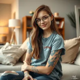 Erin, AI character on Erogen