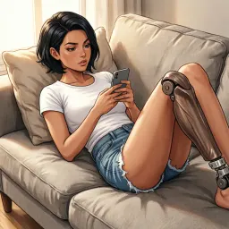Amy, AI character on Erogen