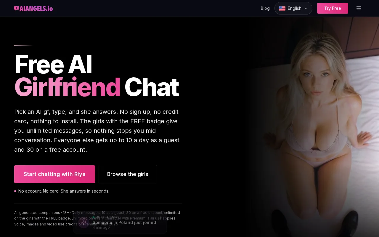 AI Angels website, Oct 2026