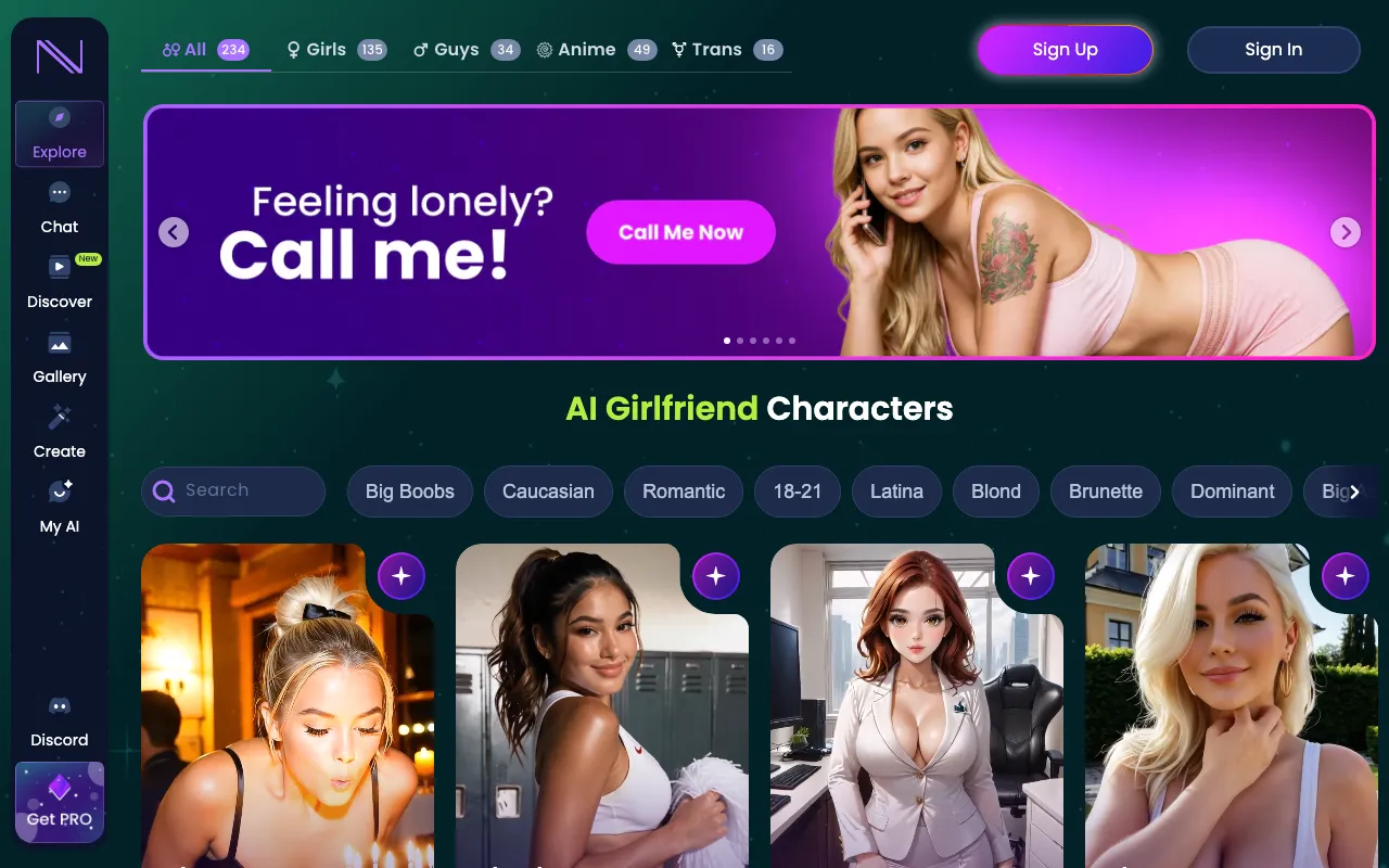 Infatuated AI website, Sep 2026